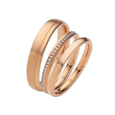 Rauschmayer Trauringe First Individual Love 3D mit 40 Brillanten - 02044